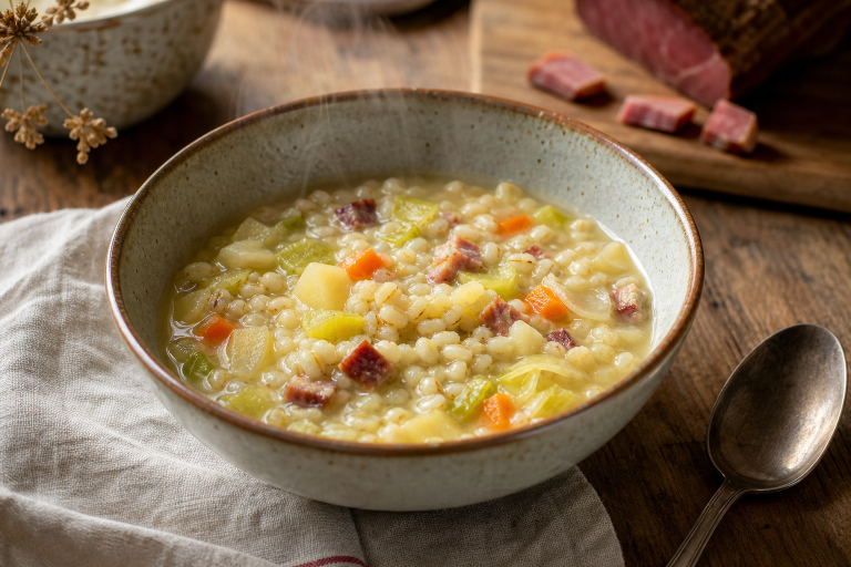 Bündner Gerstensuppe, la sopa de cebada tradicional de los Grisones