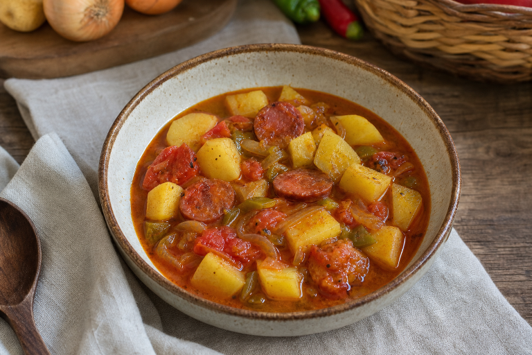 Paprikás krumpli, el guiso húngaro de patata y paprika
