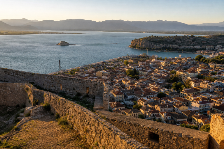 Nafplio, la ciudad griega de las fortalezas frente al golfo Argólico