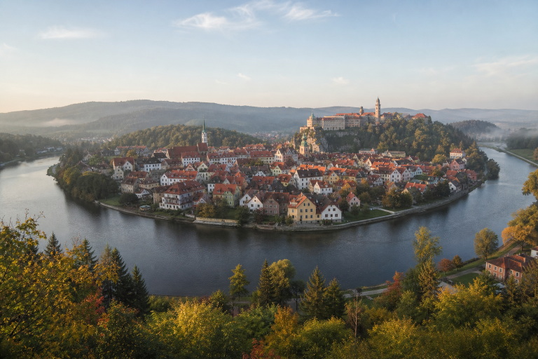 Český Krumlov, la ciudad checa que se curva alrededor del Moldava